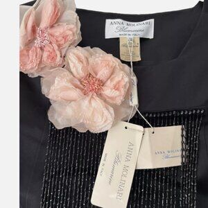 BLUMARINE by ANNA MOLINARI 90's Vintage Beaded Shift Dress